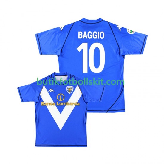 Brescia Calcio Baggio 10 2003 Retro Män Hemma Matchtröja 2004 Kortärmad
