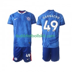 Chelsea Alejandro Garnacho 49 Barn Hemma Matchtröja 2025/26 Kortärmad