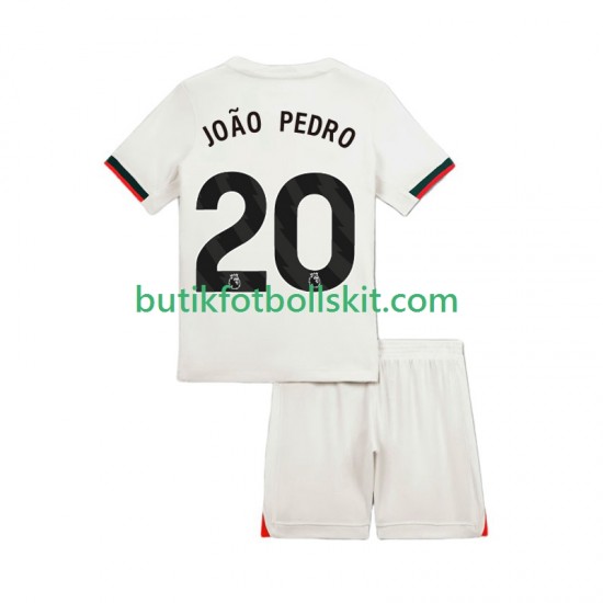 Chelsea Joao Pedro 20 Barn Borta Matchtröja 2025/26 Kortärmad
