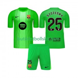 FC Barcelona Szczesny 25 Målvakt Barn Hemma Matchtröja 2025/26 Kortärmad