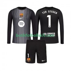 FC Barcelona Ter Stegen 1 Målvakt Barn Tredje Matchtröja 2025/26 Långärmad