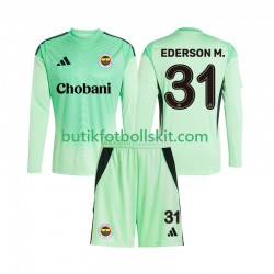 Fenerbahce Ederson Moraes 31 Målvakt Barn Borta Matchtröja 2025/26 Långärmad