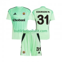 Fenerbahce Ederson Moraes 31 Målvakt Barn Borta Matchtröja 2025/26 Kortärmad