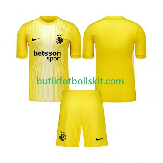 Inter Milan Målvakt Barn Borta Matchtröja 2025/26 Kortärmad