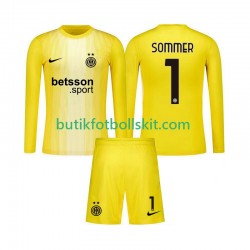 Inter Milan Yann Sommer 1 Målvakt Barn Borta Matchtröja 2025/26 Långärmad