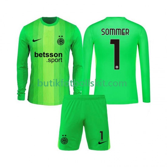 Inter Milan Yann Sommer 1 Målvakt Barn Tredje Matchtröja 2025/26 Långärmad