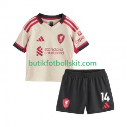 Liverpool Federico Chiesa 14 Barn Borta Matchtröja 2025/26 Kortärmad