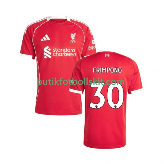 Liverpool Jeremie Frimpong 30 Män Hemma Matchtröja 2025/26 Kortärmad
