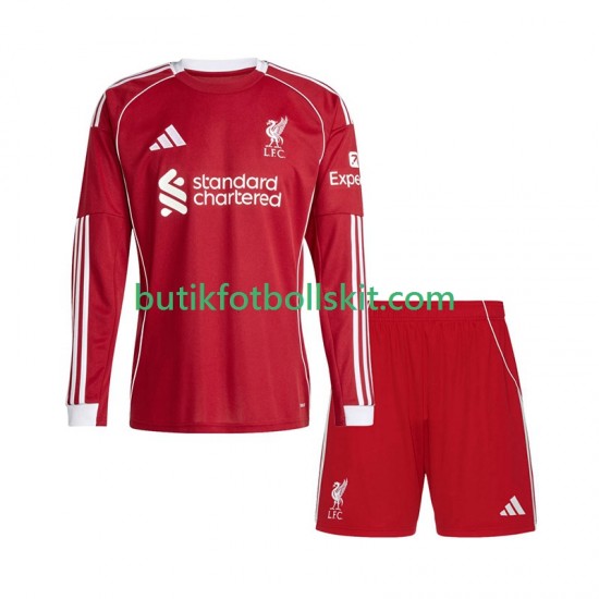 Liverpool Barn Hemma Matchtröja 2025/26 Långärmad