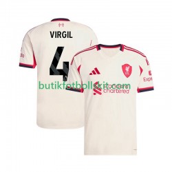 Liverpool Virgil van Dijk 4 Män Borta Matchtröja 2025/26 Kortärmad
