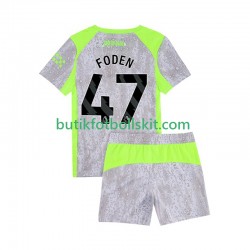 Manchester City Phil Foden 47 Barn Tredje Matchtröja 2025/26 Kortärmad