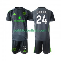 Manchester United Andre Onana 24 Målvakt Barn Borta Matchtröja 2025/26 Kortärmad