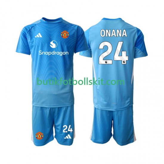 Manchester United Andre Onana 24 Målvakt Barn Hemma Matchtröja 2025/26 Kortärmad