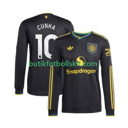 Manchester United Matheus Cunha 10 Män Tredje Matchtröja 2025/26 Långärmad