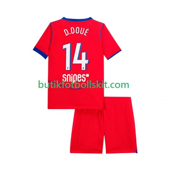 Paris Saint-Germain Desire Doue 14 Barn Tredje Matchtröja 2025/26 Kortärmad