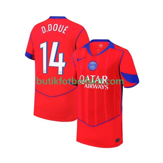 Paris Saint-Germain Desire Doue 14 Män Tredje Matchtröja 2025/26 Kortärmad