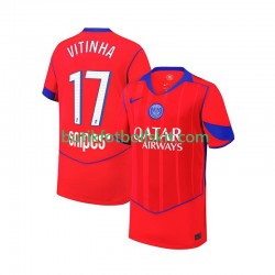 Paris Saint-Germain Khvicha Kvaratskhelia 7 Barn Tredje Matchtröja 2025/26 Kortärmad