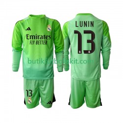 Real Madrid Andriy Lunin 13 Målvakt Barn Borta Matchtröja 2025/26 Långärmad