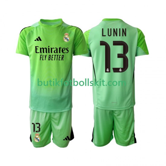 Real Madrid Andriy Lunin 13 Målvakt Barn Borta Matchtröja 2025/26 Kortärmad
