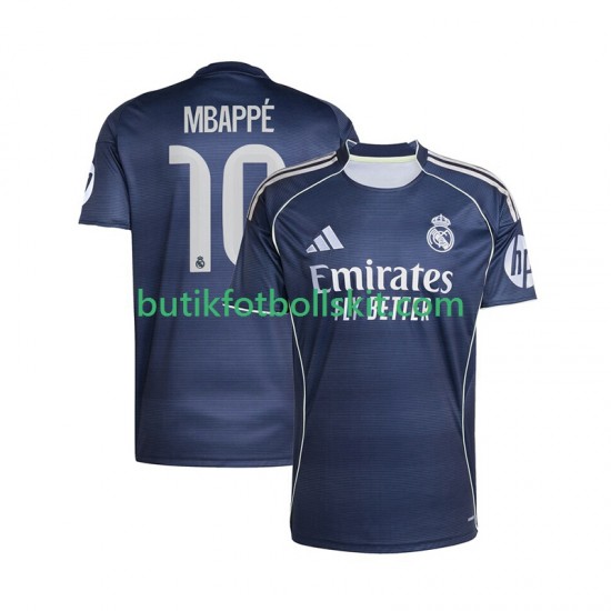 Real Madrid Mbappé Kylian 10 Män Borta Matchtröja 2025/26 Kortärmad