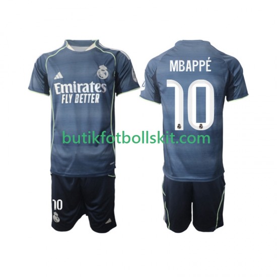 Real Madrid Mbappé Kylian 10 Barn Borta Matchtröja 2025/26 Kortärmad