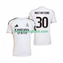 Real Madrid Mastantuono 30 Män Hemma Matchtröja 2025/26 Kortärmad