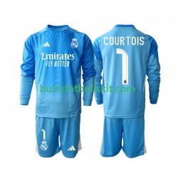 Real Madrid Thibaut Courtois 1 Barn Hemma Matchtröja 2025/26 Långärmad