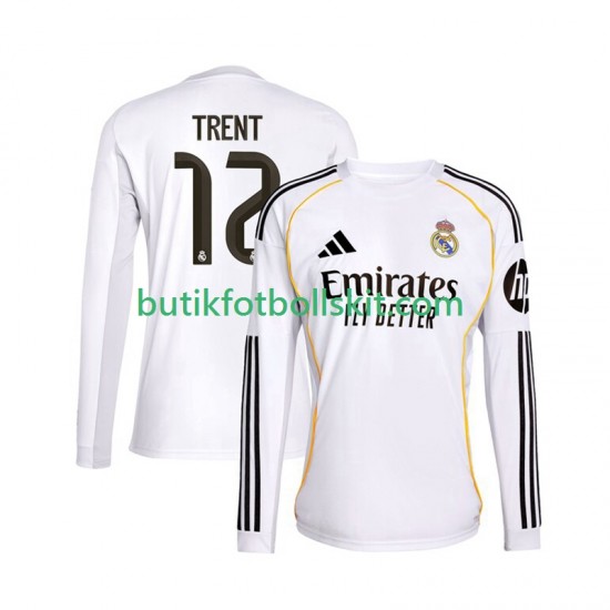Real Madrid Trent Alexander-Arnold 12 Män Hemma Matchtröja 2025/26 Långärmad