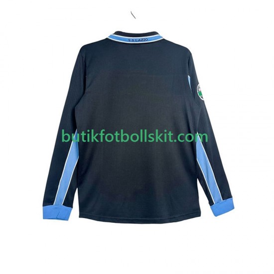 SS Lazio Retro Män Borta Matchtröja 1999 1998 Långärmad