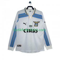 SS Lazio 2000 Retro Män Borta Matchtröja 1999 Långärmad