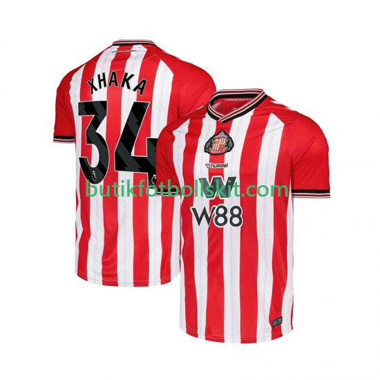 Sunderland Granit Xhaka 34 Män Hemma Matchtröja 2025/26 Kortärmad