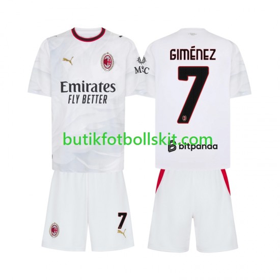 AC Milan Gimenez 7 Barn Borta Matchtröja 2026/27 Kortärmad