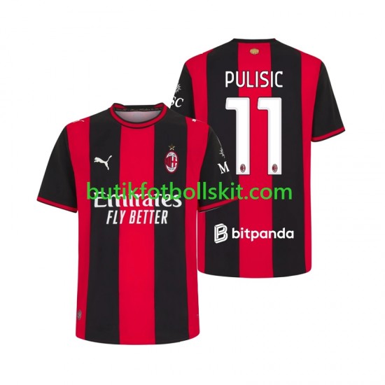 AC Milan Pulisic 11 Män Hemma Matchtröja 2026/27 Kortärmad