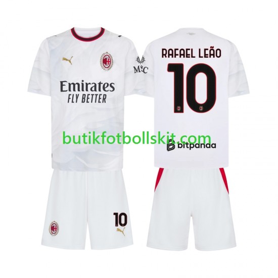 AC Milan Rafael Leao 10 Barn Borta Matchtröja 2026/27 Kortärmad