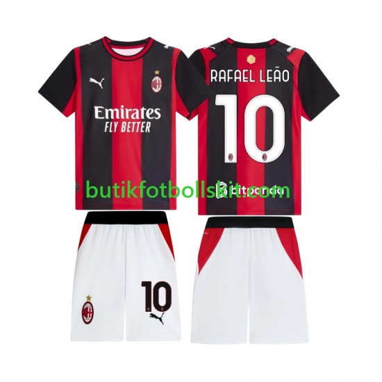 AC Milan Rafael Leao 10 Barn Hemma Matchtröja 2026/27 Kortärmad