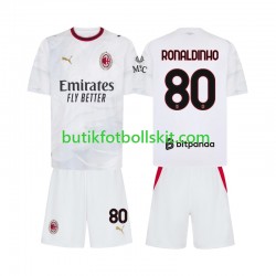 AC Milan Ronaldinho 80 Barn Borta Matchtröja 2026/27 Kortärmad