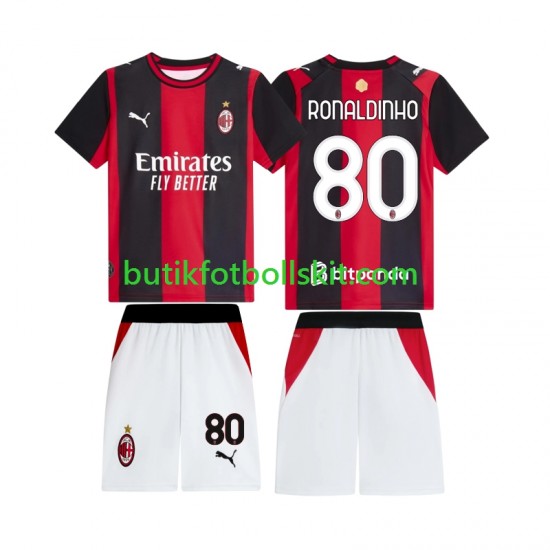 AC Milan Ronaldinho 80 Barn Hemma Matchtröja 2026/27 Kortärmad