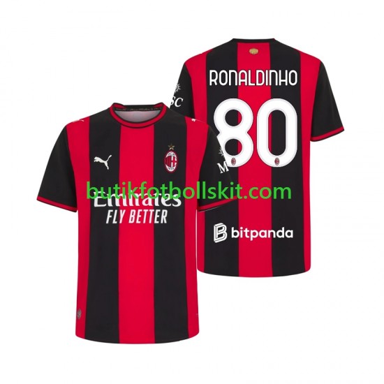 AC Milan Ronaldinho 80 Män Hemma Matchtröja 2026/27 Kortärmad