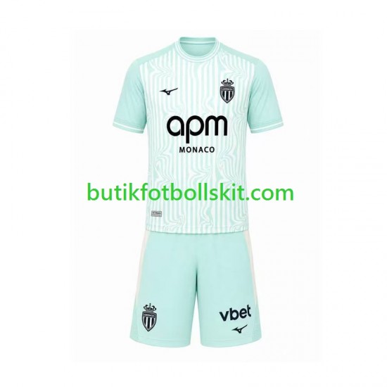 AS Monaco Barn Tredje Matchtröja 2026/27 Kortärmad