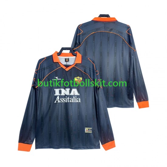 AS Roma 2000 Retro Män Tredje Matchtröja 1999 Långärmad