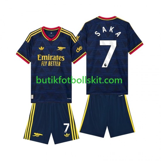 Arsenal Bukayo Saka 7 Barn Borta Matchtröja 2026/27 Kortärmad