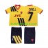 Arsenal CAMPBELL 7 1993 1994 Retro Barn Borta Matchtröja Kortärmad