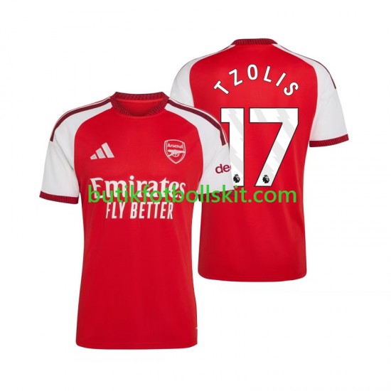 Arsenal Christos Tzolis 17 Män Hemma Matchtröja 2026/27 Kortärmad