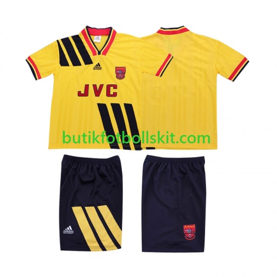 Arsenal 1993 1994 Retro Barn Borta Matchtröja Kortärmad