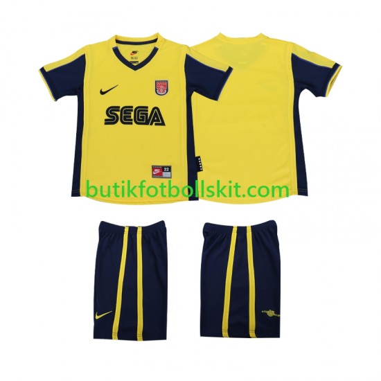 Arsenal 2000 2001 Retro Barn Borta Matchtröja Kortärmad