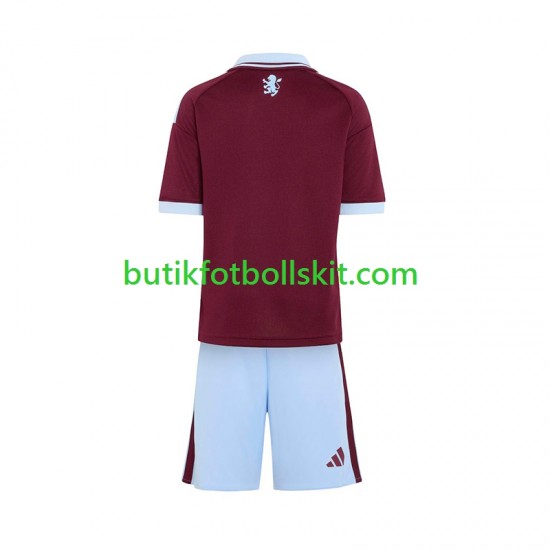Aston Villa Barn Hemma Matchtröja 2026/27 Kortärmad