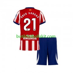 Atlético Madrid Obed Vargas 21 Barn Hemma Matchtröja 2026/27 Kortärmad