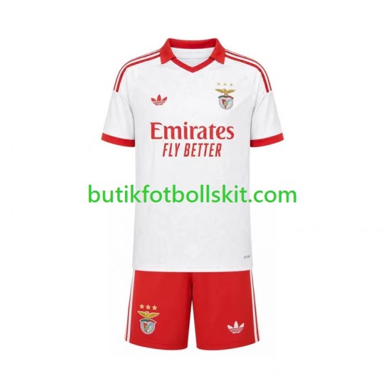 Benfica Barn Borta Matchtröja 2026/27 Kortärmad