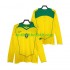 Brasilien Retro Män Hemma Matchtröja 2004 Långärmad