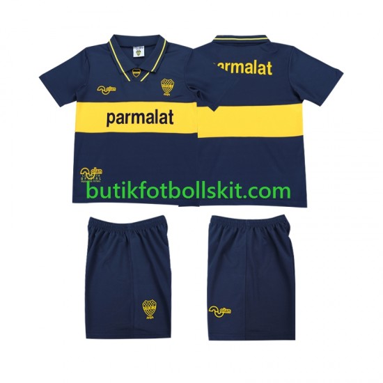 CA Boca Juniors 1993 1995 Retro Barn Hemma Matchtröja Kortärmad